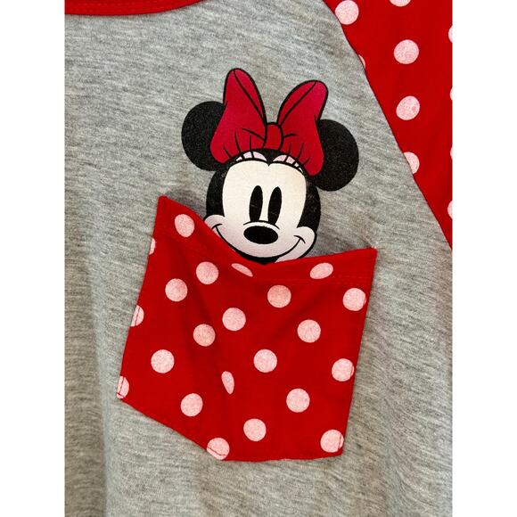 Disney Minnie Mouse in Pocket Tee T-Shirt Size M (7-9) - Picture 3 of 4